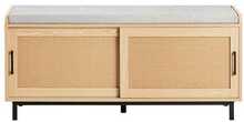 Jalanõudepink Sobuy FSR154-N, 110 x 40 x 49 cm, heledapruun/hall