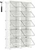Kingariiul Songmics, 32 x 165 x 125 cm, valge