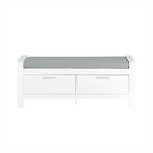 Jalanõudekapp Sobuy FSR74-W, 100 x 40 x 40 cm, valge/hall