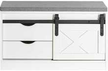 Jalatsipink Sobuy FSR153-W, 80 x 30 x 49 cm, helepruun/hall