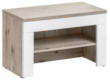 Kingakapp ASM Gustavo Type F, 60 x 35 x 40 cm, tamm/valge