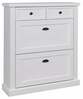 Kingakapp ADRK Furniture GAL PO1, 27.5 x 97.5 x 110 cm, valge