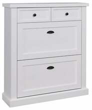 Kingakapp ADRK Furniture GAL PO1, 27.5 x 97.5 x 110 cm, valge