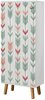 Kingakapp Kalune Design Vegas B 943, 38 x 50 x 135 cm, valge