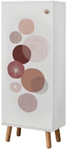 Kingakapp Kalune Design Vegas B 940, 38 x 50 x 135 cm, valge/pruun/beež