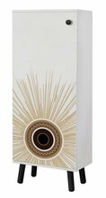 Kingakapp Kalune Design Vegas SB 965, 38 x 50 x 135 cm, valge/must