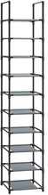 Kingariiul Songmics, 10 taset, 33 x 33 x 173 cm, hall