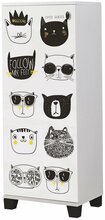 Kingakapp Kalune Design 869(I), valge/must