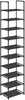 Kingariiul Songmics, 10 taset, 33 x 33 x 173 cm, must