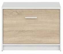Kingakapp Black Red White Nepo Plus SFK1K, 70 x 34 x 50 cm, valge/tamm