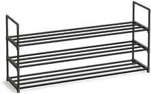 Kingariiul Songmics, 3 taset, 30 x 116 x 55 cm, must