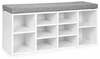 Jalatsikapp Modernhome, 104 x 30.5 x 49 cm, valge/hall