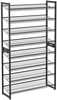 Kingaalus Songmics LMR08B, 8 taset, 92.5 x 30.7 x 163.5 cm, must