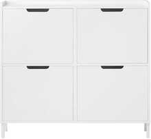 Jalatsikapp Sobuy FSR100-W, 100 x 19 x 91 cm, valge