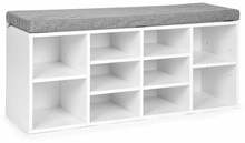 Jalatsikapp Modernhome, 104 x 30.5 x 49 cm, valge/hall