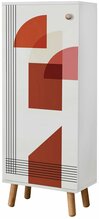 Kingakapp Kalune Design Vegas B 953, 50 x 38 x 135 cm, valge