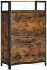 Jalatsikapp Vasagle, 60 x 30 x 95 cm, vintagepruun-must