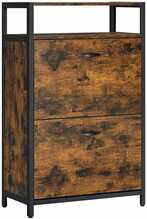 Jalatsikapp Vasagle, 60 x 30 x 95 cm, vintagepruun-must