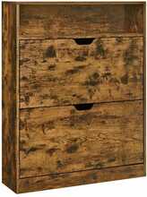 Jalatsikapp Vasagle, 24 x 80 x 102 cm, vintage pruun