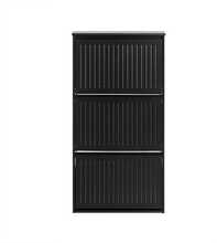 Kingakapp Sobuy FSR165-H-SCH, 61 x 26 x 120 cm, must