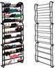 Jalatsiriiul ModernHome, 15 x 55 x 185 cm, must