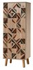 Kingakapp Kalune Design Vegas S 914, helepruun, 38 x 50 x 135 cm