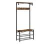 Riidenagi Vasagle HSR45BX, 80 x 178.5 x 30 cm, tumepruun