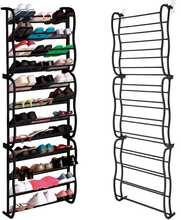 Jalatsiriiul ModernHome, 15 x 55 x 185 cm, must