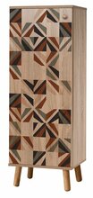 Kingakapp Kalune Design Vegas S 914, helepruun, 38 x 50 x 135 cm