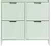 Jalatsikapp Sobuy FSR100-GR, 100 x 19 x 90 cm, heleroheline