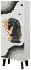 Kingakapp Kalune Design Vegas SB 952, 38 x 50 x 135 cm, valge/must