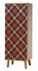 Kingakapp Kalune Design Vegas S 938, 38 x 50 x 135 cm, pruun/punane