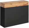 Kingakapp ASM Easy 09, 30 x 100 x 80 cm, pruun/must