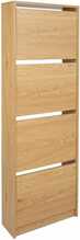 Kingakapp Home4you Aalborg, 18 x 49 x 160 cm, pruun