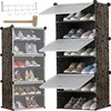 Jalatsiriiul Ruhhy Moduline, 6 taset, 40 x 31 x 92 cm, pruun