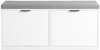 Jalatsipink Sobuy FSR147-W, 105 x 35 x 48 cm, valge/hall
