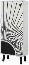 Kingakapp Kalune Design Vegas SB 963, 38 x 50 x 135 cm, valge/must