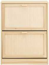 Jalatsikapp Sobuy FSR160-N, 60 x 24 x 80 cm, heledapruun/valge