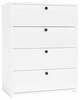 Kingakapik Top E Shop Loka, 66 x 38 x 85 cm, valge