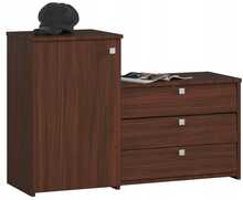 Kingakapp NORE S16, 33 x 98.4 x 68 cm, tumepruun