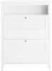 Jalanõudekapp Sobuy FSR152-W, 115 x 30 x 112 cm, valge