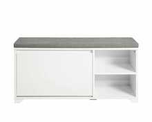 Jalatsikapp Sobuy FSR119-W, 90 x 24 x 46 cm, valge/hall