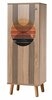 Kingakapp Kalune Design Vegas S 926, 38 x 50 x 135 cm, pruun/must