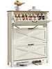 Kingakapp Vasagle Liry, 24 x 87 x 123.6 cm, valge