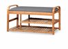 Pink jalatsiriiuliga Halmar ST13, 100 x 33 x 50 cm, pruun/hall