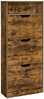 Jalatsikapp VASAGLE, 24 x 60 x 130 cm, vintagepruun