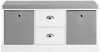 Jalatsipink Sobuy FSR66-HG, 100 x 35 x 49 cm, valge/hall
