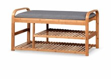 Pink jalatsiriiuliga Halmar ST13, 100 x 33 x 50 cm, pruun/hall