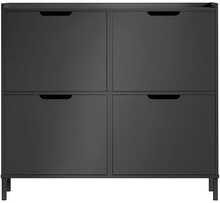 Kingakapp Sobuy, 100 x 19 x 90 cm, must