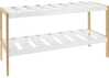 Jalatsiriiul Detal Storage Solutions, 26 x 70 x 33 cm, pruun/valge